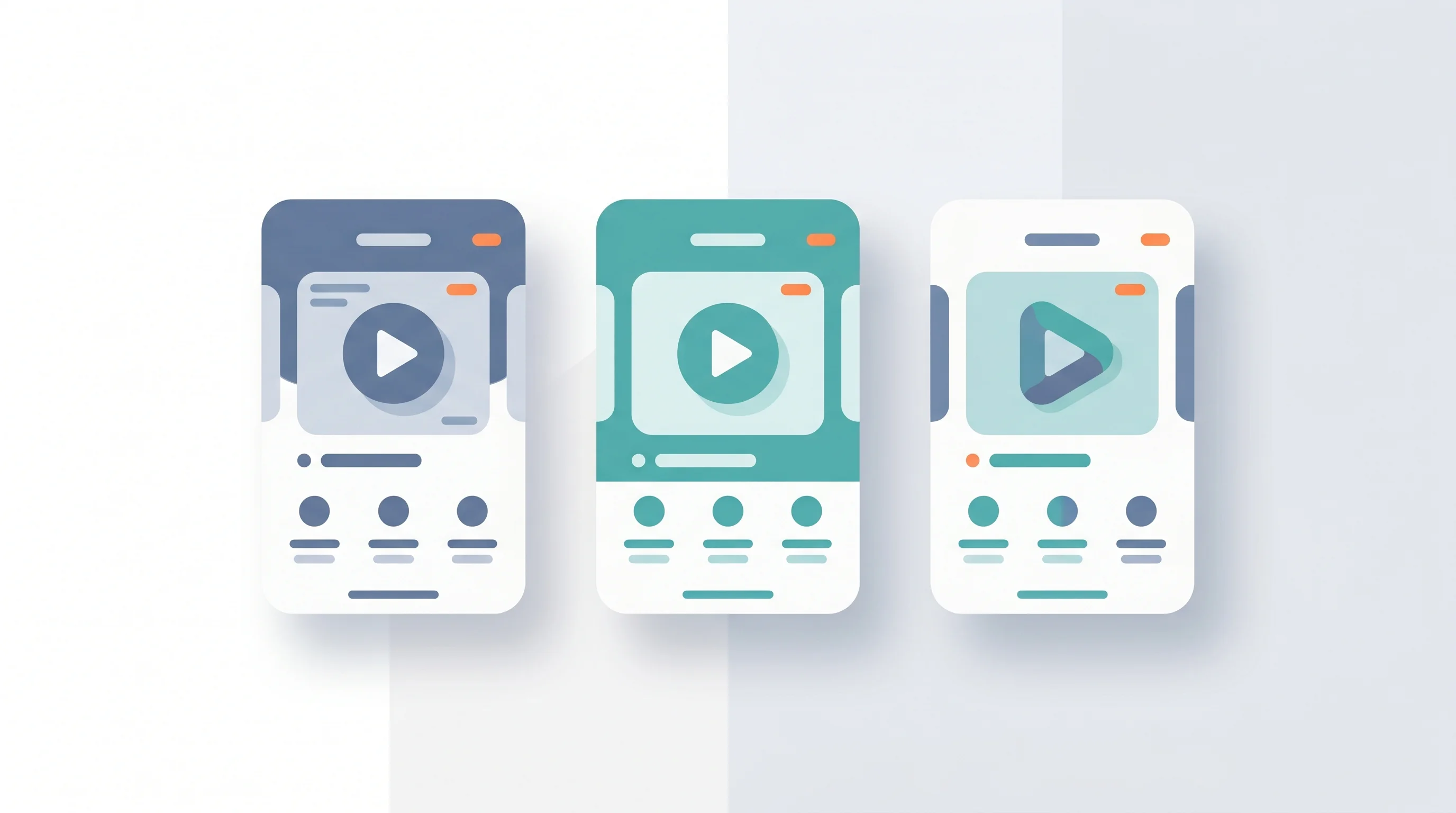 IPTV spelers vergelijken: meerdere app-kaarten naast elkaar